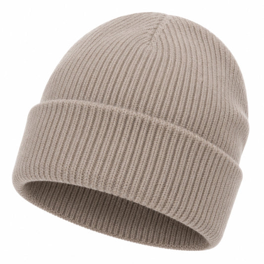 Gorro de Punto para Adultos Beige