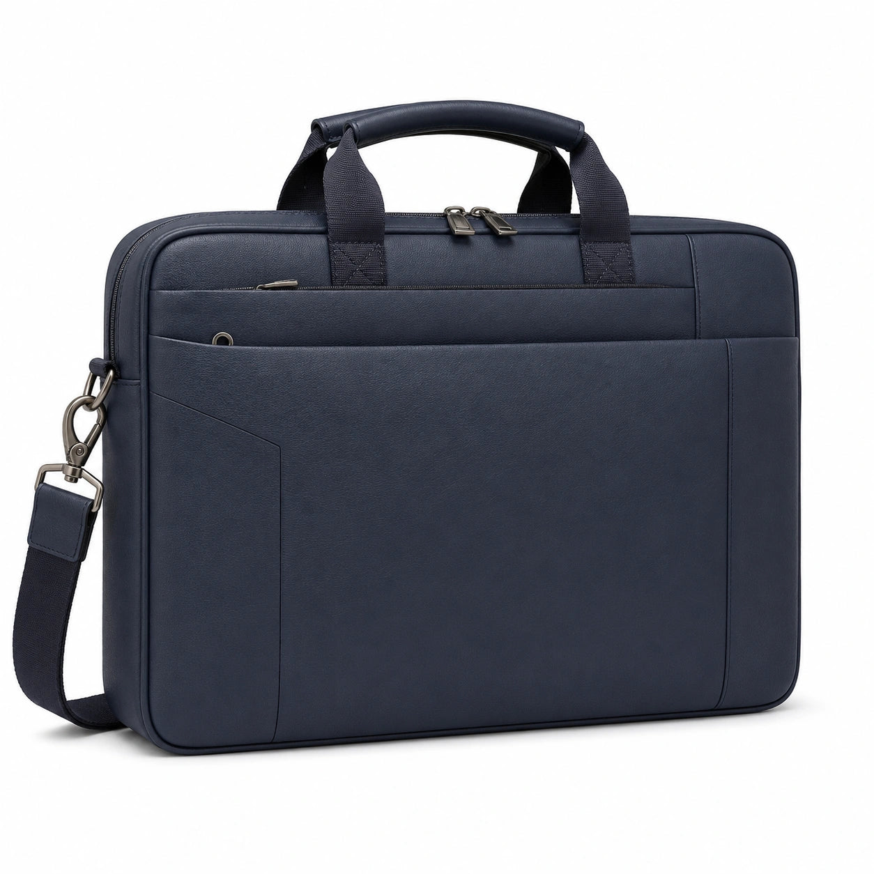 Maletín para portátil 15 pulgadas azul marino con diseño elegante