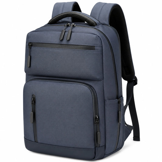 Mochila Azul Impermeable con Compartimento para Portátil 25L